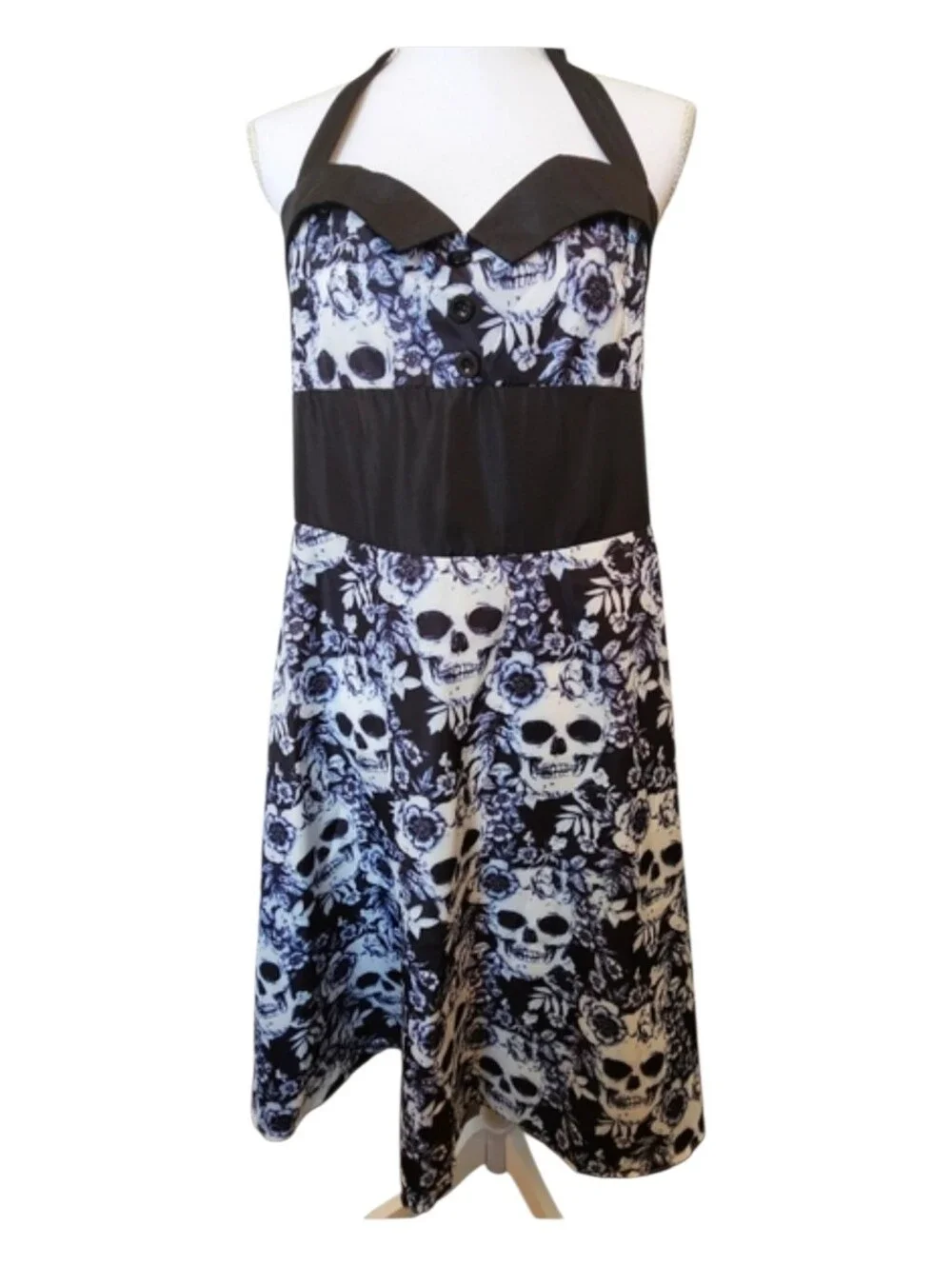 Skull Print Halter‎ 